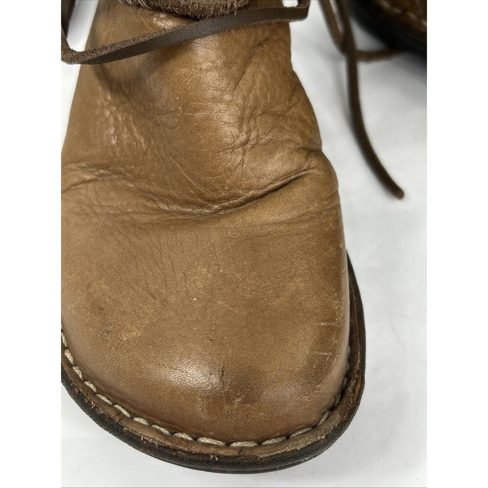 Ugg Boots Women 5 Caspia Ankle Short Sheepskin Winter Brown Leather Lace Up 1932 - Picture 15 of 15